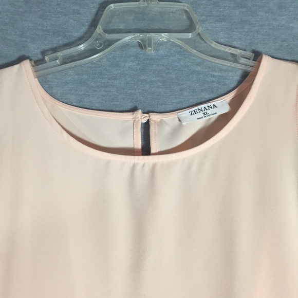 ZENANA Cool Summer Comfy Poly Spandex Stretch Oversized Long Line Tunic - Picture 3 of 13